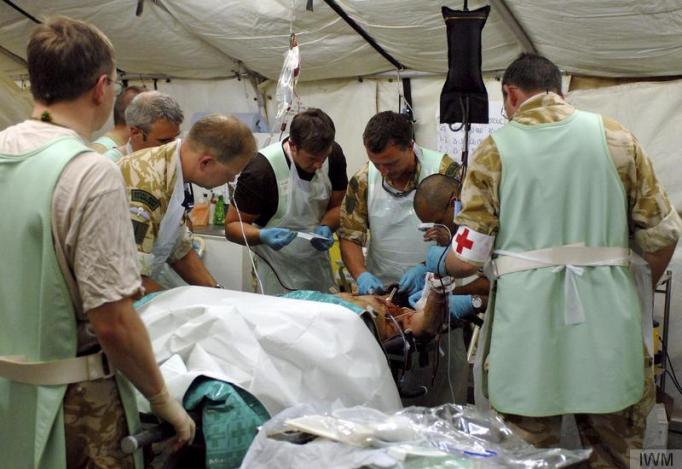 The emergency department at Camp Bastion The emergency department at Camp Bastion